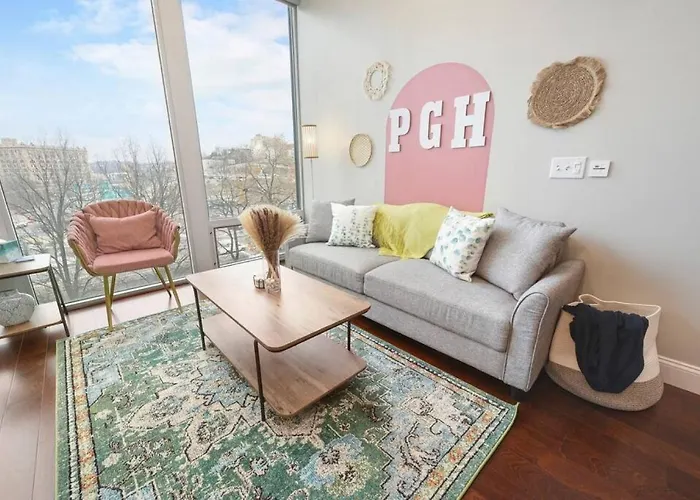 Hostwise - The Washington At Chatham - Free Parking, Private Gym, Skyline Views!